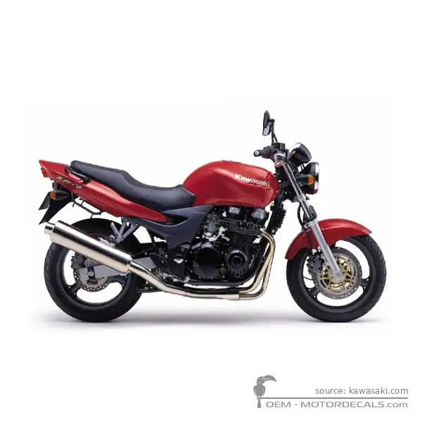 Kawasaki ZR-7 | ZR750 2001 - Candy Persimmon Red