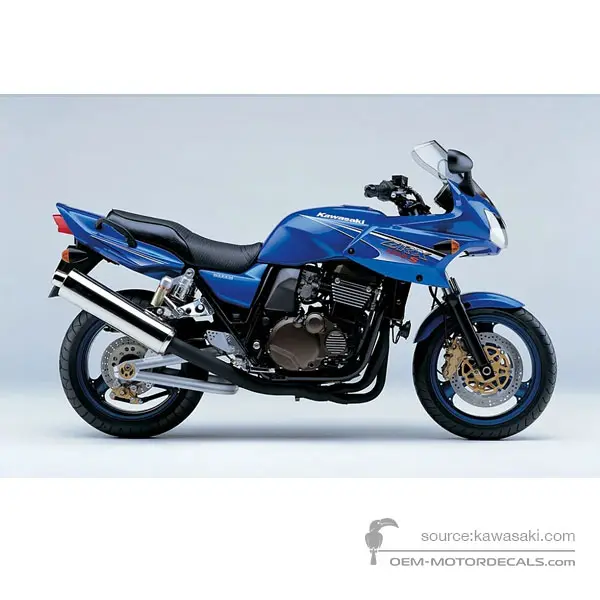 Kawasaki ZRX1200S | ZR1200 2003 - Blue - Candy Lightning Blue