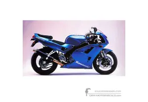 Decals for Kawasaki ZXR400 | ZX400 1991 - Blue • Kawasaki OEM Decals