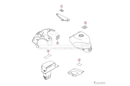 Kawasaki ZXR400 | ZX400 1991 - Caution labels