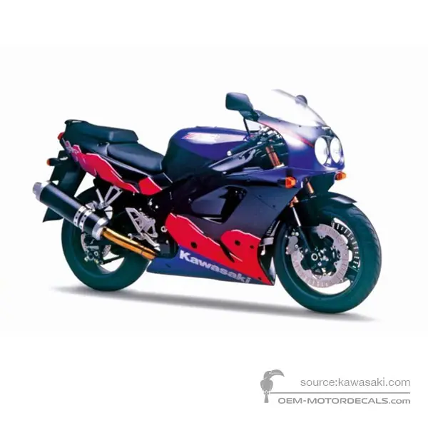 Kawasaki ZXR400 | ZX400 1993 - Viola - Ebony / Eventide Purple Metallic