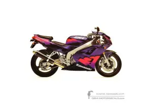 Decals for Kawasaki ZXR400 1994 - Purple • Kawasaki OEM Decals