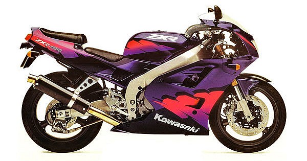 OEM Decals Kawasaki ZXR400 1994 - Purple • Original Stickers
