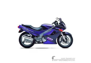 Decals for Kawasaki ZZ-R250 | EX250 1991 • Kawasaki OEM Decals