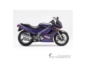 Decals for Kawasaki ZZ-R250 | EX250 1992 • Kawasaki OEM Decals