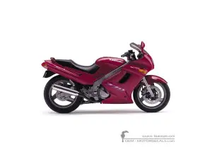 Decals for Kawasaki ZZ-R250 | EX250 1994 • Kawasaki OEM Decals