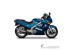 Decals for Kawasaki ZZ-R250 | EX250 1996 • Kawasaki OEM Decals