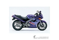 Autocollants pour Kawasaki ZZ-R250 | EX250 1996 • Kawasaki Autocollants OEM
