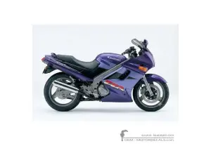 Decals for Kawasaki ZZ-R250 | EX250 1998 • Kawasaki OEM Decals