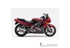 Autocollants pour Kawasaki ZZ-R250 | EX250 1999 • Kawasaki Autocollants OEM