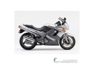 Decals for Kawasaki ZZ-R250 | EX250 1999 • Kawasaki OEM Decals