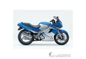 Decals for Kawasaki ZZ-R250 | EX250 2001 • Kawasaki OEM Decals