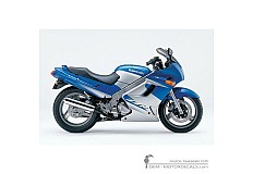 Autocollants pour Kawasaki ZZ-R250 | EX250 2002 • Kawasaki Autocollants OEM