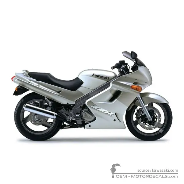 Kawasaki ZZ-R250 | EX250 2002 - Metallic Champagne Gold / Pearl Alpine White