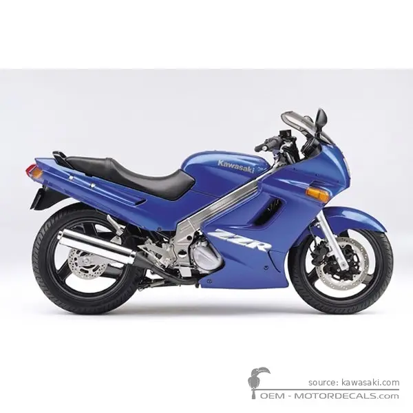 Kawasaki ZZ-R250 | EX250 2006 - Candy Thunder Blue