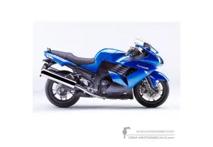 Decals for Kawasaki ZZR1400 2006 - Blue • Kawasaki OEM Decals