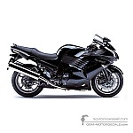 Kawasaki ZZR1400 2007 - Schwarz