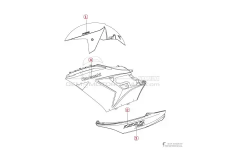 Kawasaki ZZR1400 2008 - Silver