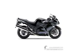 Decals for Kawasaki ZZR1400 2011 - Black • Kawasaki OEM Decals
