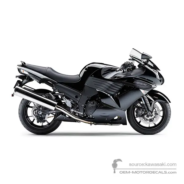 Kawasaki ZZR1400 2011 - Negro - Ebony