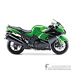 Kawasaki ZZR1400 2015 - Zielony