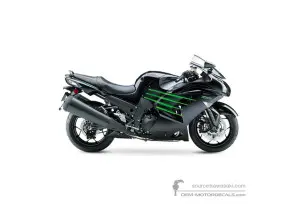 Decals for Kawasaki ZZR1400 2017 - Black • Kawasaki OEM Decals