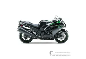 Decals for Kawasaki ZZR1400 2018 - Gray • Kawasaki OEM Decals