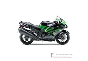 Decals for Kawasaki ZZR1400 2020 - Black • Kawasaki OEM Decals