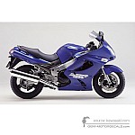 Kawasaki ZZR1200 2002 - Blauw