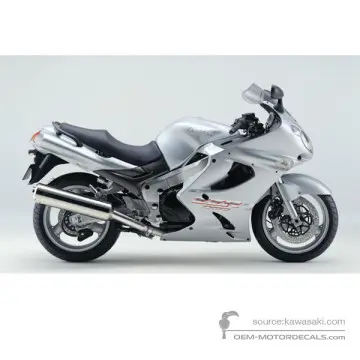 Kawasaki ZZR1200 2002 - Srebrny - Galaxy Silver