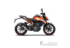 Autocollants pour KTM 125 DUKE 2019 - Orangé • KTM Autocollants OEM