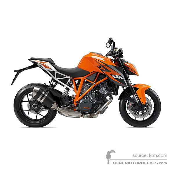 Decals for KTM 1290 SUPER DUKE R 2015 - Orange • KTM OEM Decals