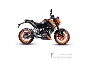 Naklejki do KTM 200 DUKE 2017 - Pomarańczowy • KTM Naklejki OEM