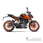 KTM 200 DUKE 2021 - Orange