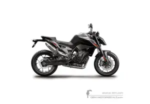 Aufkleber für KTM 790 DUKE 2018 - Schwarz • KTM OEM-Aufkleber