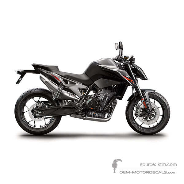 Decals for KTM 790 DUKE 2019 - Black • KTM OEM Decals