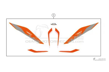 KTM 790 DUKE 2019 - Orange