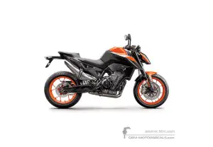 Pegatinas para KTM 890 DUKE 2021 - Naranja • KTM Pegatinas OEM