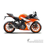 KTM RC125 2017 - Orange