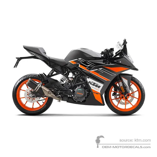 KTM RC125 2020 - Grigio - Grey