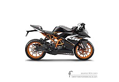 Aufkleber für KTM RC200 2015 - Schwarz • KTM OEM-Aufkleber