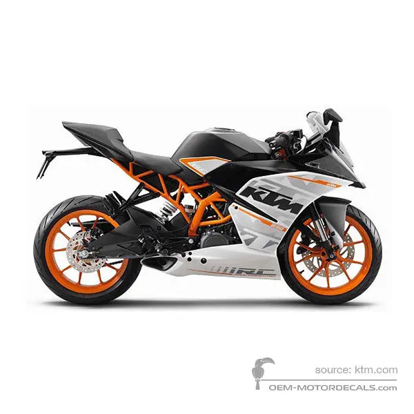 KTM RC250 2016 - Weiss - White