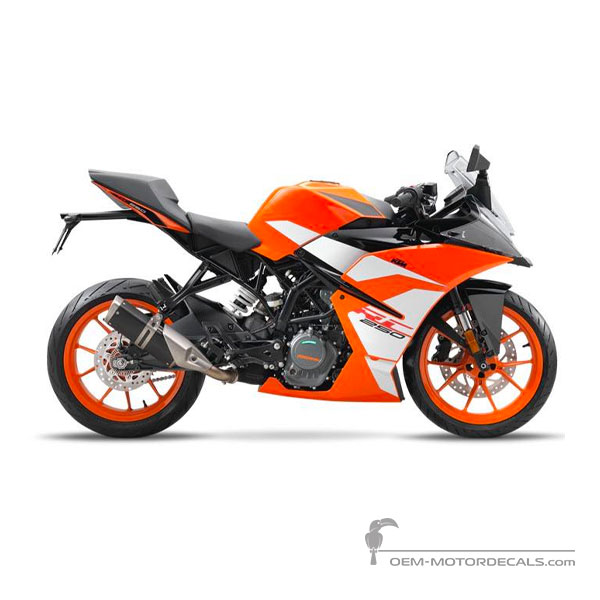Pegatinas para KTM RC250 2017 - Naranja • KTM Pegatinas OEM