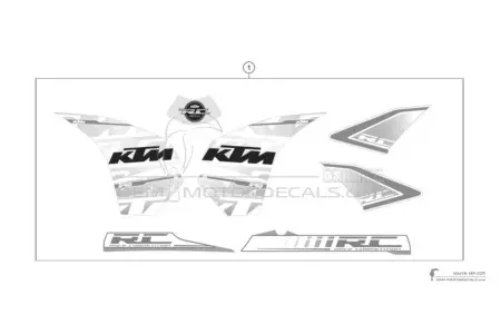 KTM RC390 2016 - Wit
