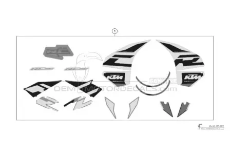 KTM RC390 2020 - White