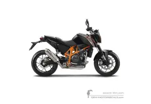 Stickers voor KTM 690 DUKE 2015 - Zwart • KTM OEM Stickers