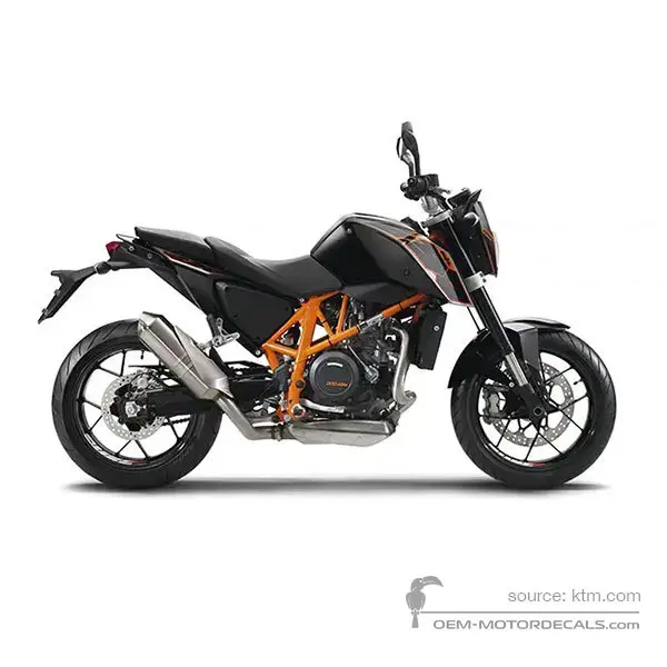 KTM 690 DUKE 2015 - Czarny - Black