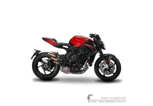 Pegatinas para MV Agusta BRUTALE Rosso 2021 • MV Agusta Pegatinas OEM