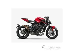 Autocollants pour MV Agusta BRUTALE R 2023 • MV Agusta Autocollants OEM