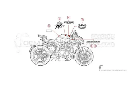 MV Agusta BRUTALE 1000 Series Oro 2019